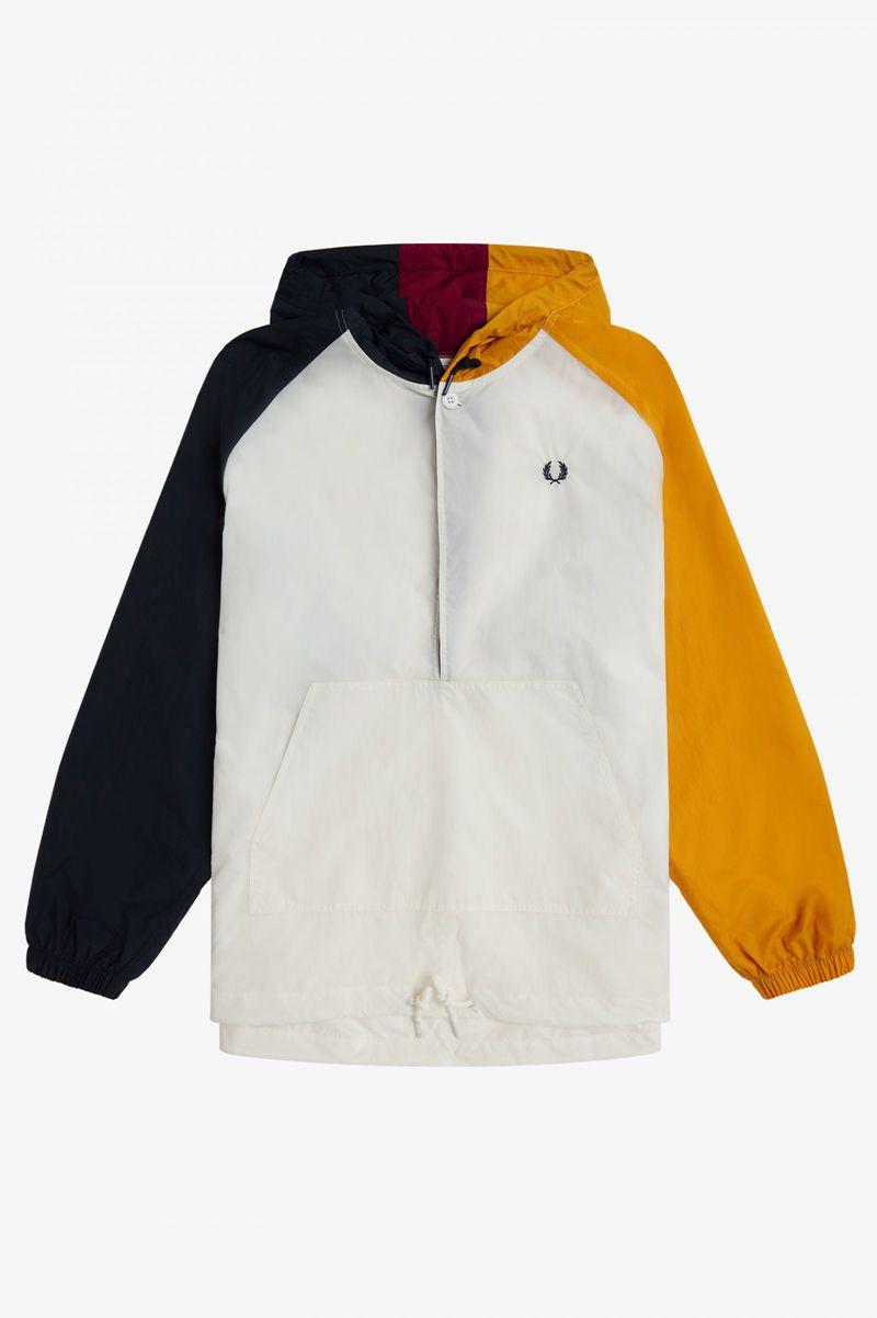 White Fred Perry Ripstop Windbreaker Men's Jackets | PH 1238MQZA